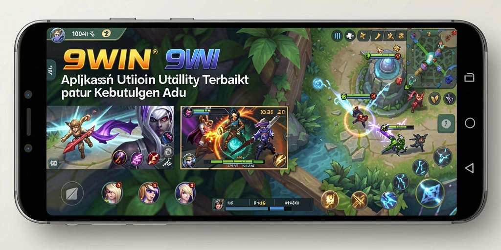 Screenshot utama 9WIN menampilkan antarmuka aplikasi Utility yang intuitif.