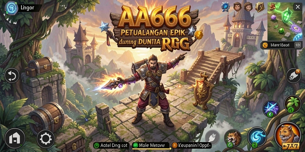 Tampilan gameplay RPG yang menakjubkan dan penuh aksi.