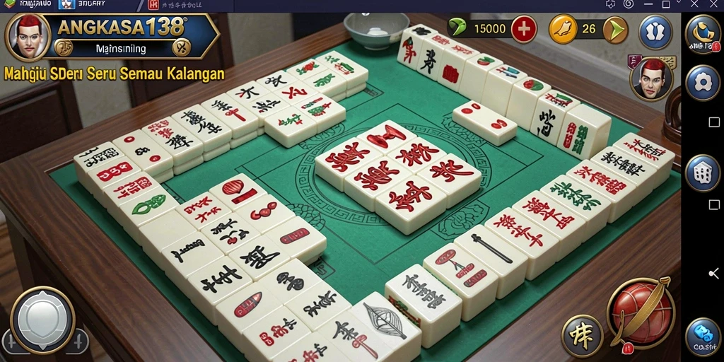 Tampilan screenshot <strong>ANGKASA138</strong> yang memukau saat gameplay Mahjong.