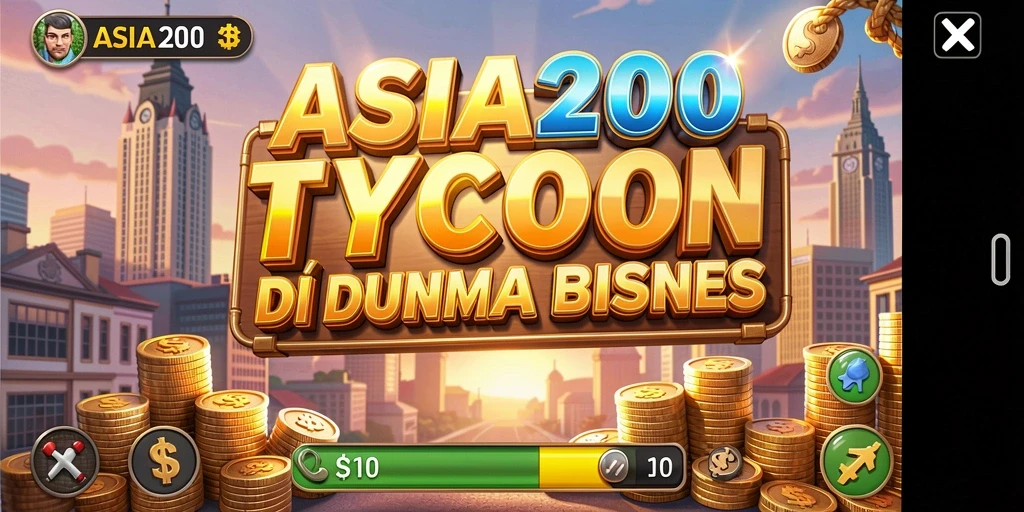 Tampilan menarik dari gameplay Tycoon ASIA200 yang menantang.