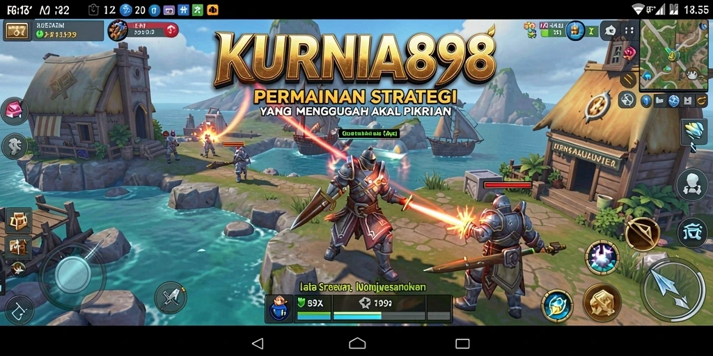 Tampilan gameplay yang menegangkan dan penuh strategi.