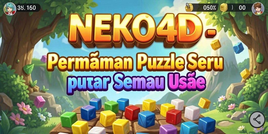 Tampilan gameplay seru NEKO4D dengan tantangan Puzzle yang menarik.