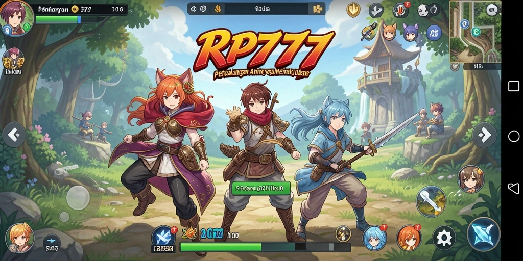 Gameplay Anime menarik dengan karakter yang menakjubkan.