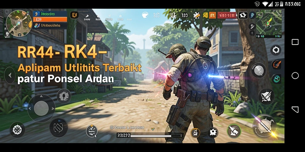 Tampilan antarmuka RR44 yang intuitif sebagai aplikasi utility.