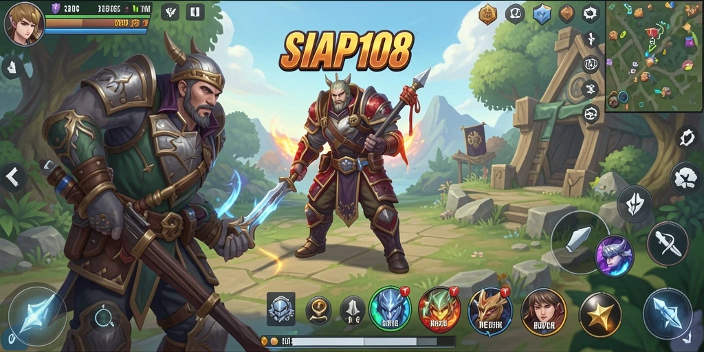 Tangkapan layar gameplay SIAP108 yang menegangkan dan strategis.