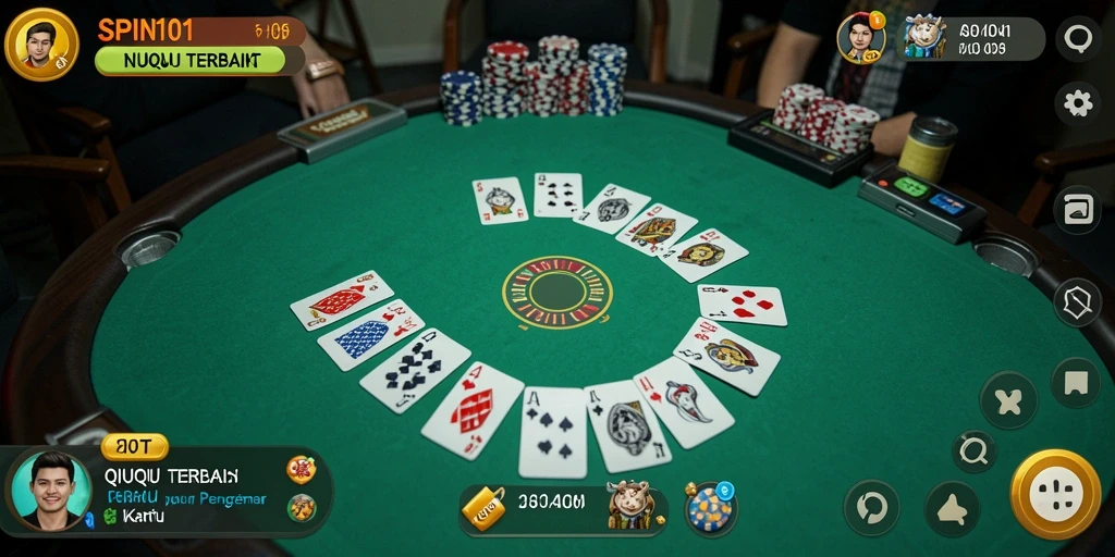 Screenshot gameplay QiuQiu dari SPIN101 yang seru.